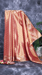 Rich Gold Metallic Kanchipuram Tissue Silk Saree